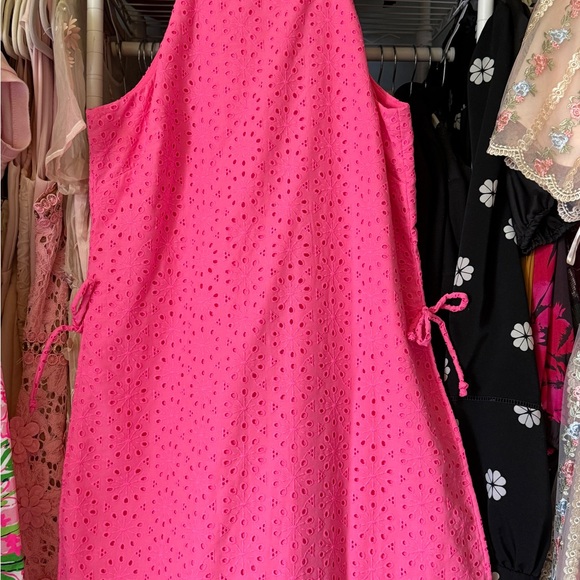 Lilly Pulitzer Dresses & Skirts - Lilly Pulitzer Neon Pink Eyelet Romper